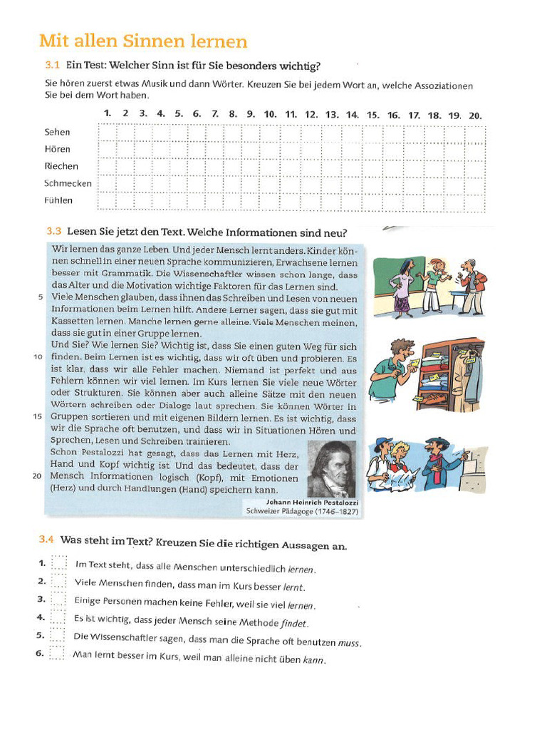 Mit Allen Sinnen Lernen | PDF