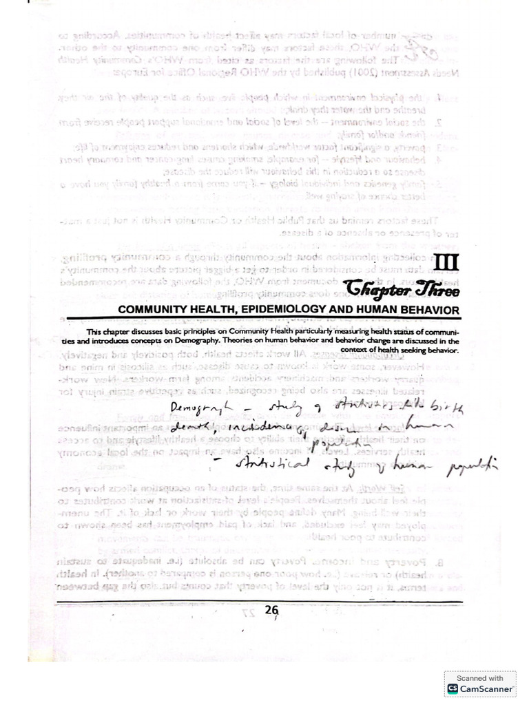 Public Health Chapter 3 | PDF