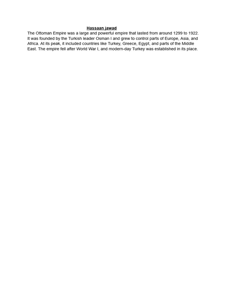 Overview of the Ottoman Empire | PDF
