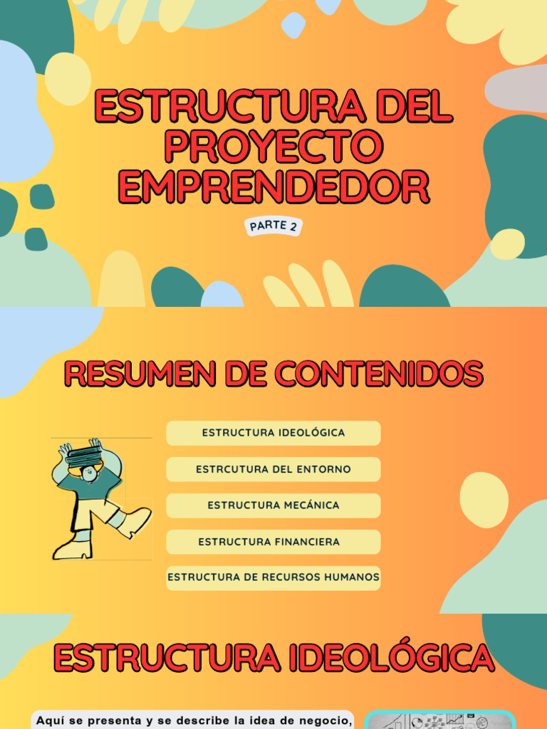 Estructura Completa de Proyecto Emprendedor | PDF | Business ...