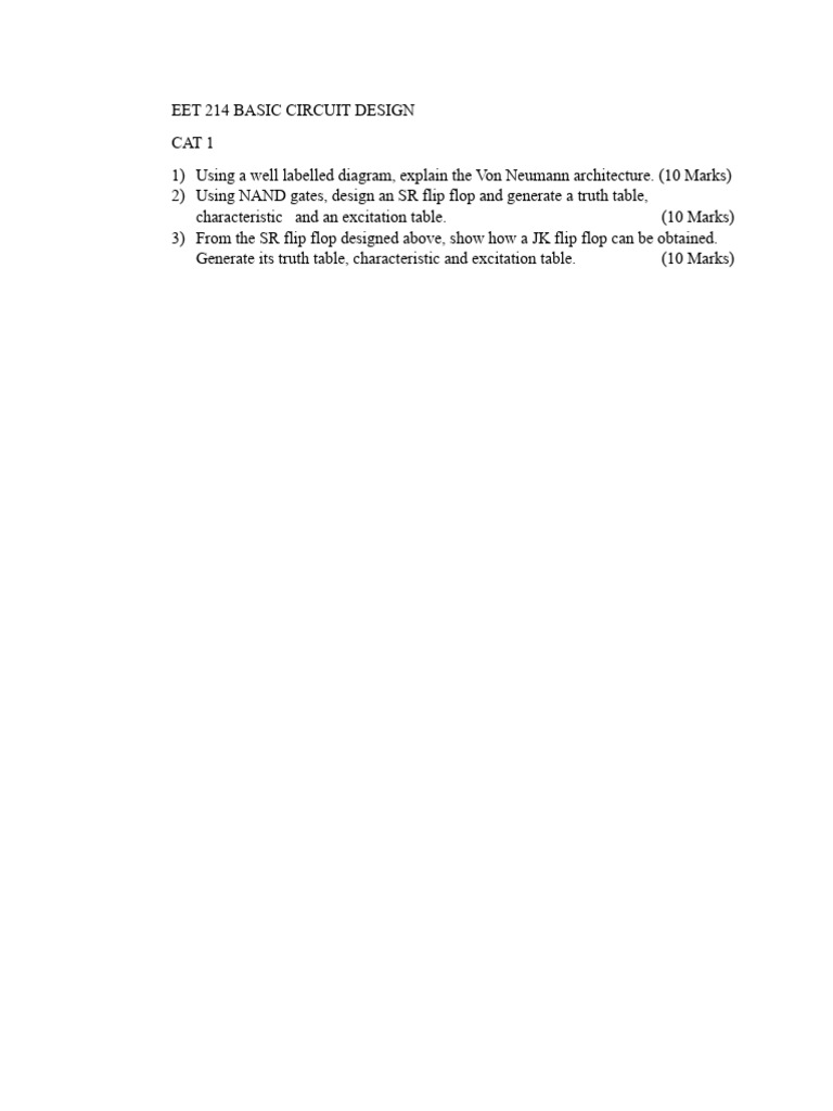 Eet 214 Cat 1 | PDF