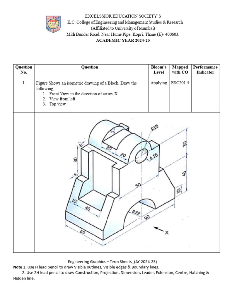Orthographic Projections Assignment 5 | PDF | 3 D Computer Graphics ...