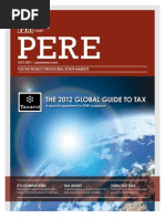 Taxand PERE 2012 Global Guide To Tax