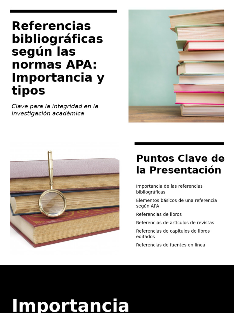 Referencias APA: Claves y Tipos | PDF | Publicación | Estilo apa