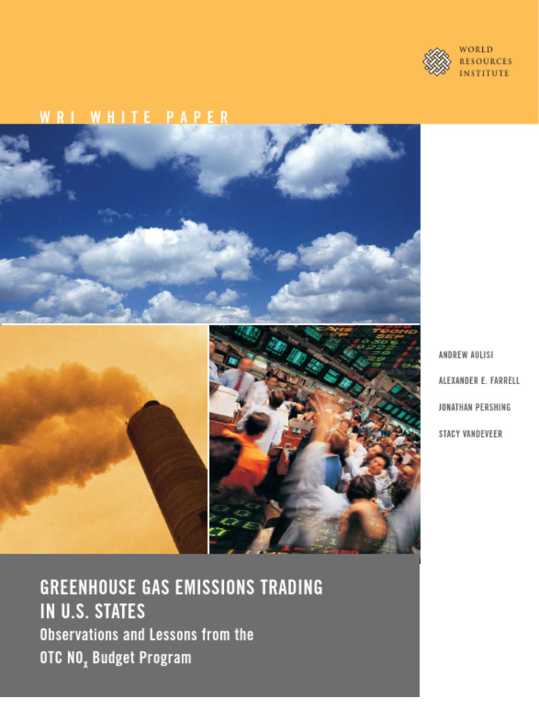 Nox GHG | PDF | Emissions Trading | Greenhouse Gas