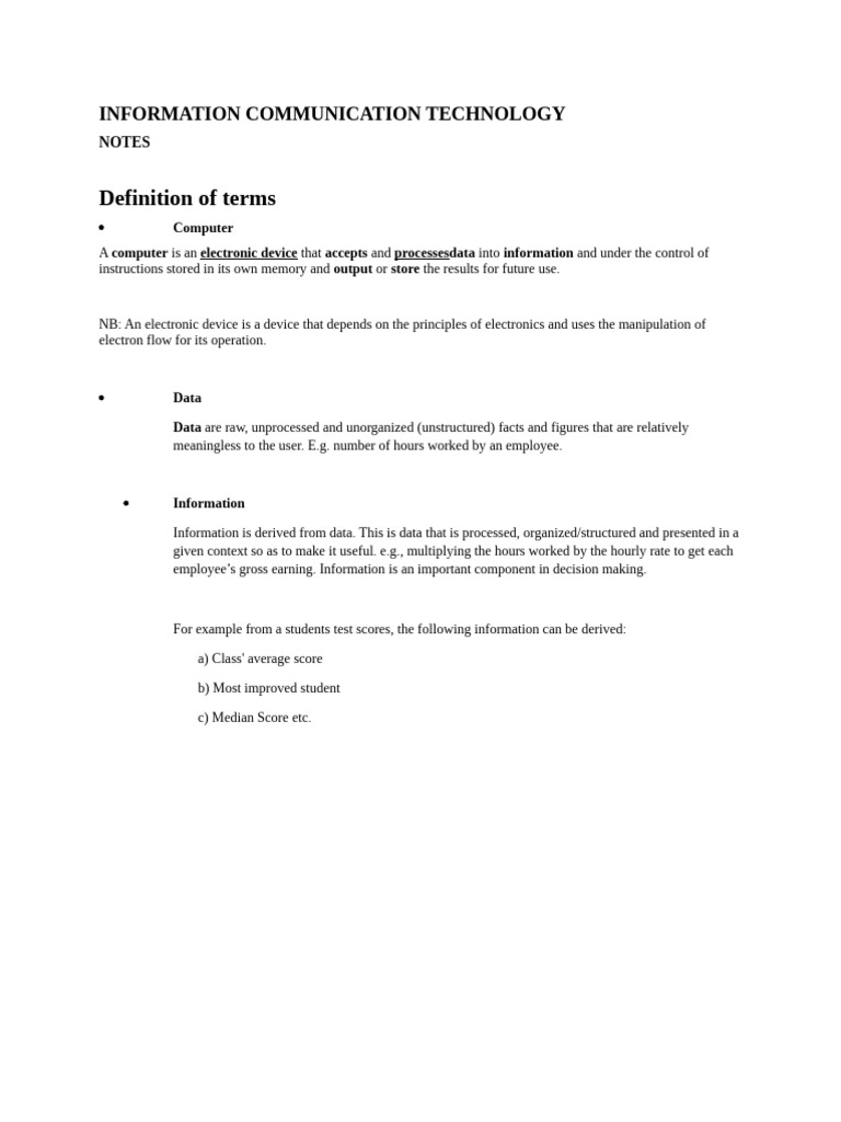 Understanding Information Technology Basics | PDF | Personal Digital ...