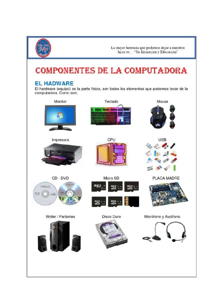 Componentes de Una Computadora | PDF