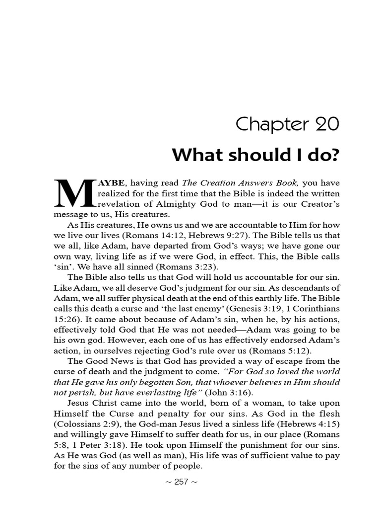 Chapter 20 | PDF | Adam | Jesus