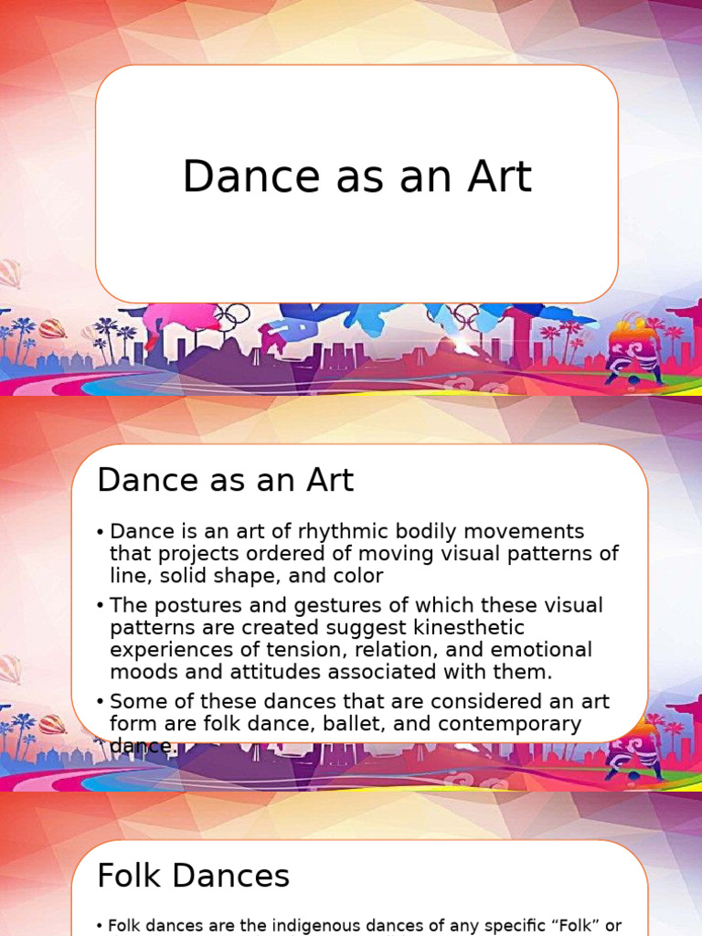 Understanding Dance as an Art Form | PDF | Dances | Folklore