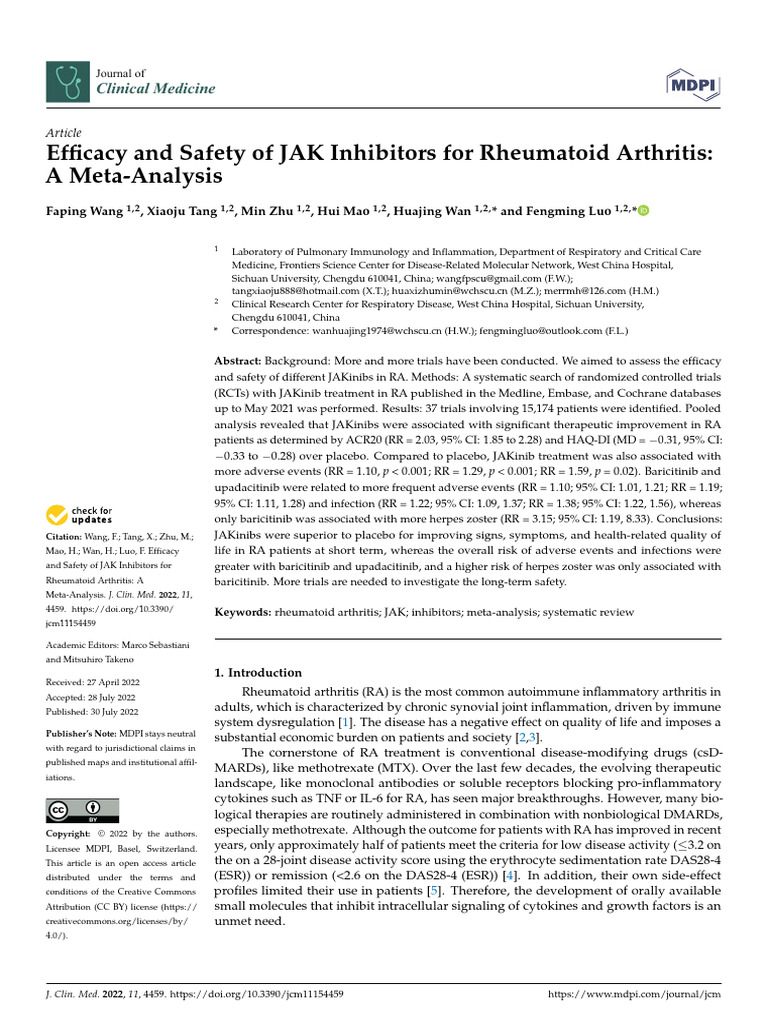 EFFICACY AND SAFETY OF JAK INHIBITORS IN RHEUMATOID ARTHRITIS visual data 5