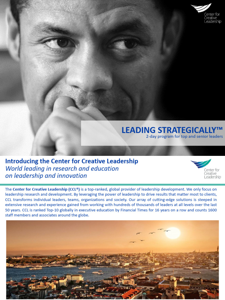 2D&LiveOnline - Strategic Leadership Program - 41 North - CCL | PDF ...