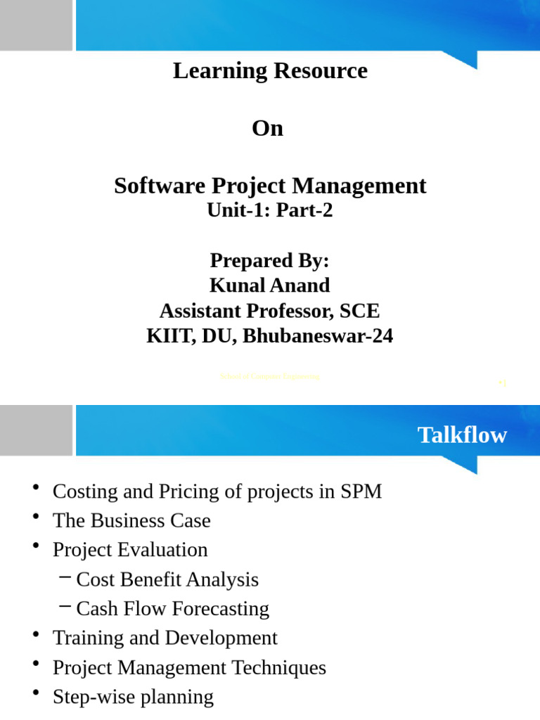 Costing and Pricing in Software Projects | PDF | Net Present Value ...