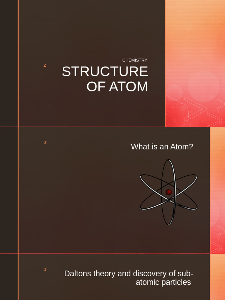 Structure of the Atom Explained | PDF