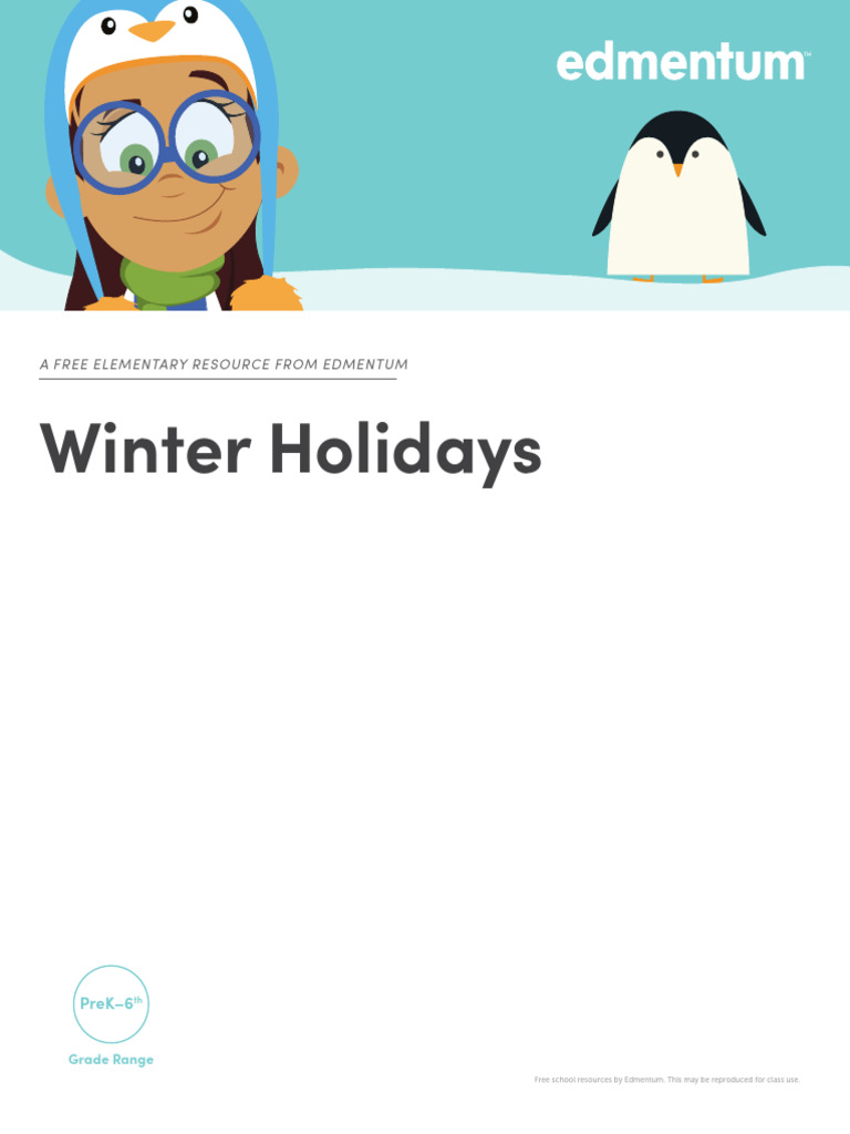 Edmentum - Winter Holidays Resources - 102020 | PDF | Hanukkah | Christmas