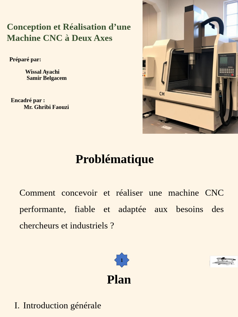 Conception d'une Machine CNC à Deux Axes | PDF | Machine-outil à ...