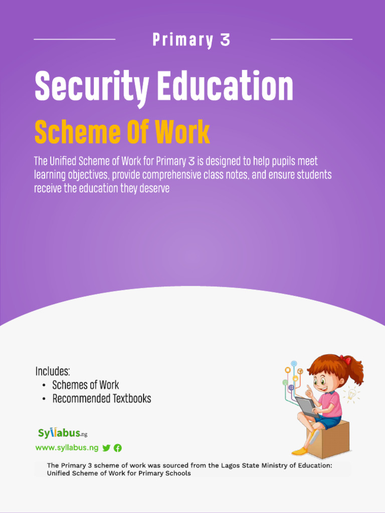 Security Education for Primary 3: Term 3 | PDF | Crimes | Crime & Violence