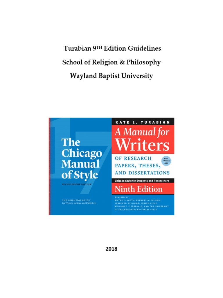 Guia Modelo Turabian | PDF | A Manual For Writers Of Research Papers ...
