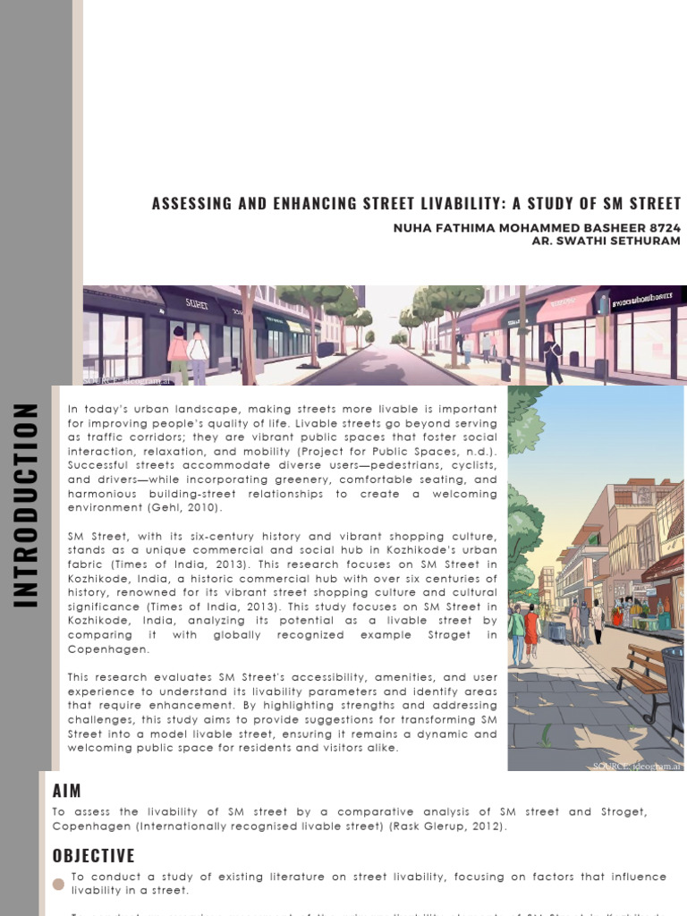 Enhancing Livability of SM Street | PDF | Street | Urban Design