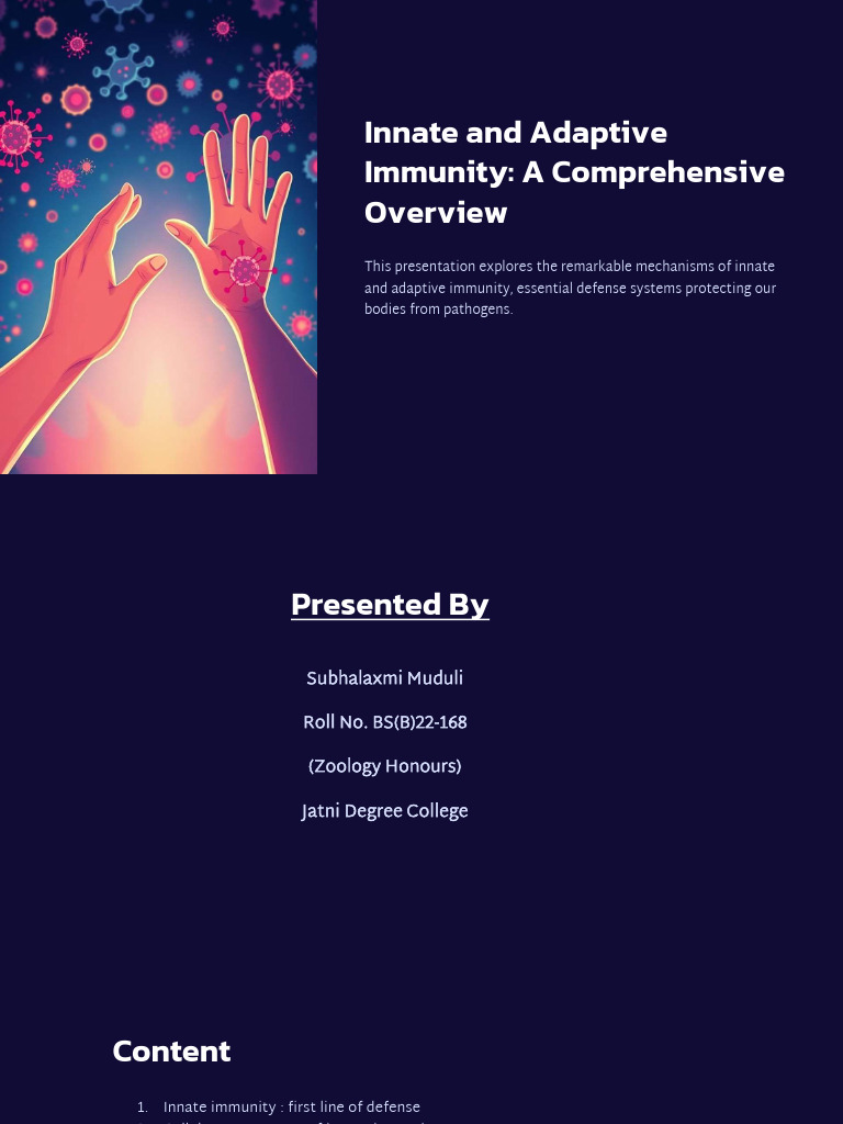 Innate vs. Adaptive Immunity Overview | PDF | Immune System | Adaptive ...
