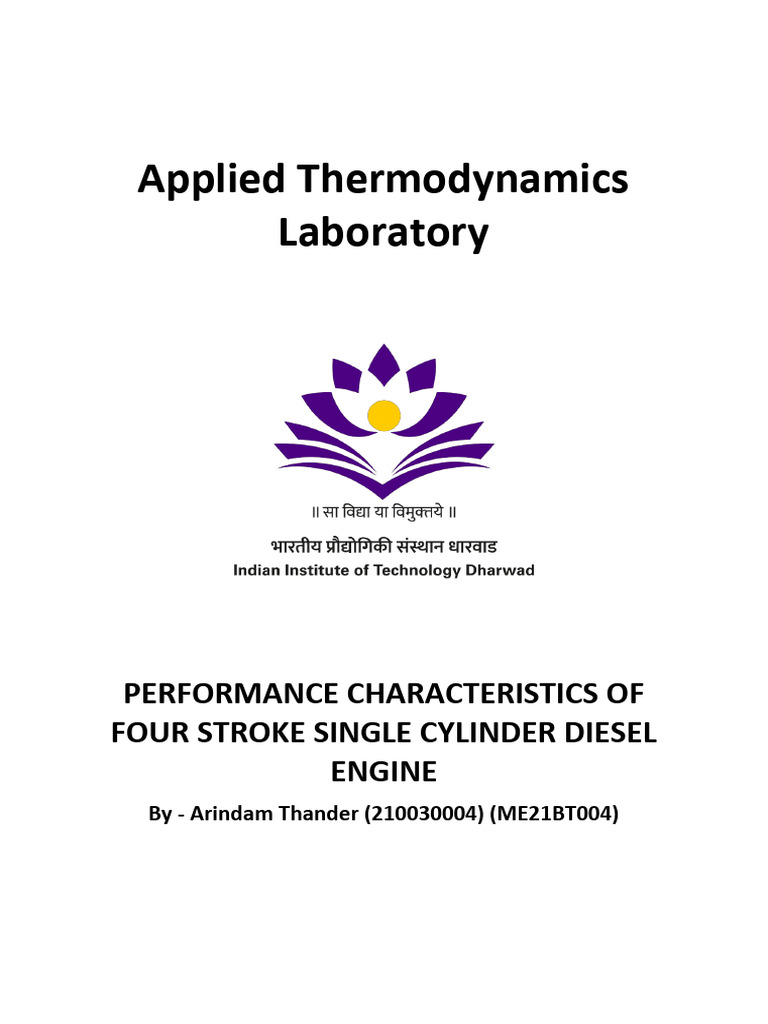 Diesel Engine Performance Analysis | PDF | Diesel Engine | Engines
