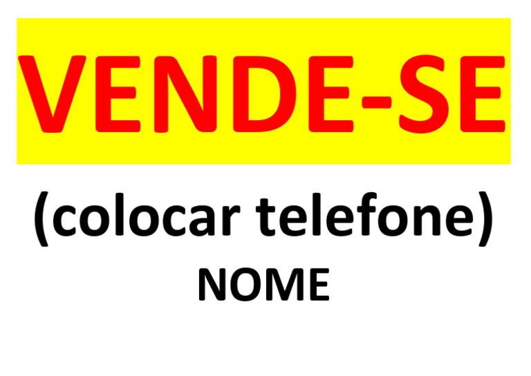 Modelo Carta Vende-Se | PDF