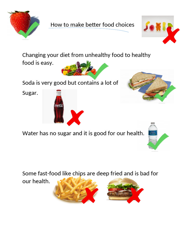 How to make better food choices pdf