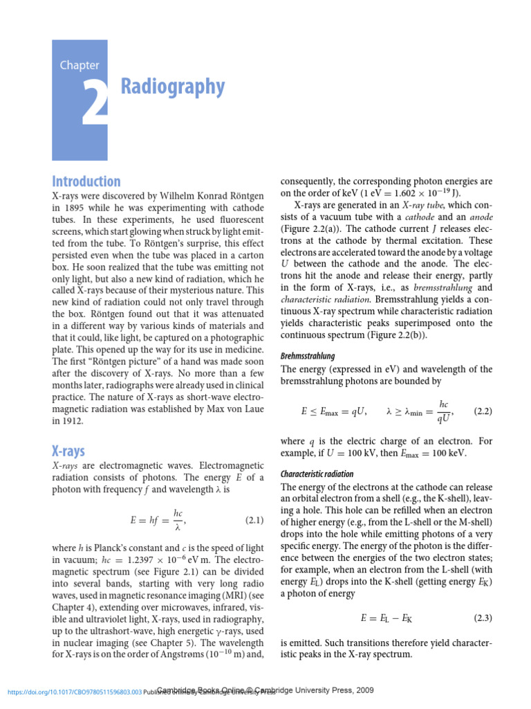 Radiography | PDF | X Ray | Electromagnetic Radiation