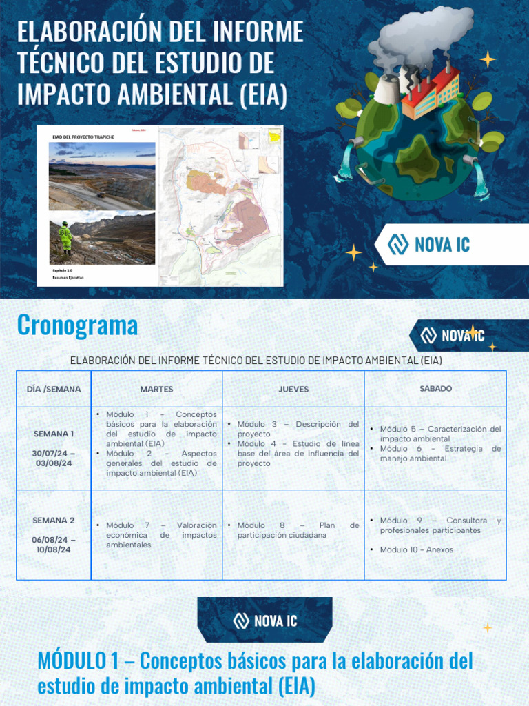Informe Técnico de EIA en Perú | PDF | Evaluación de impacto ambiental