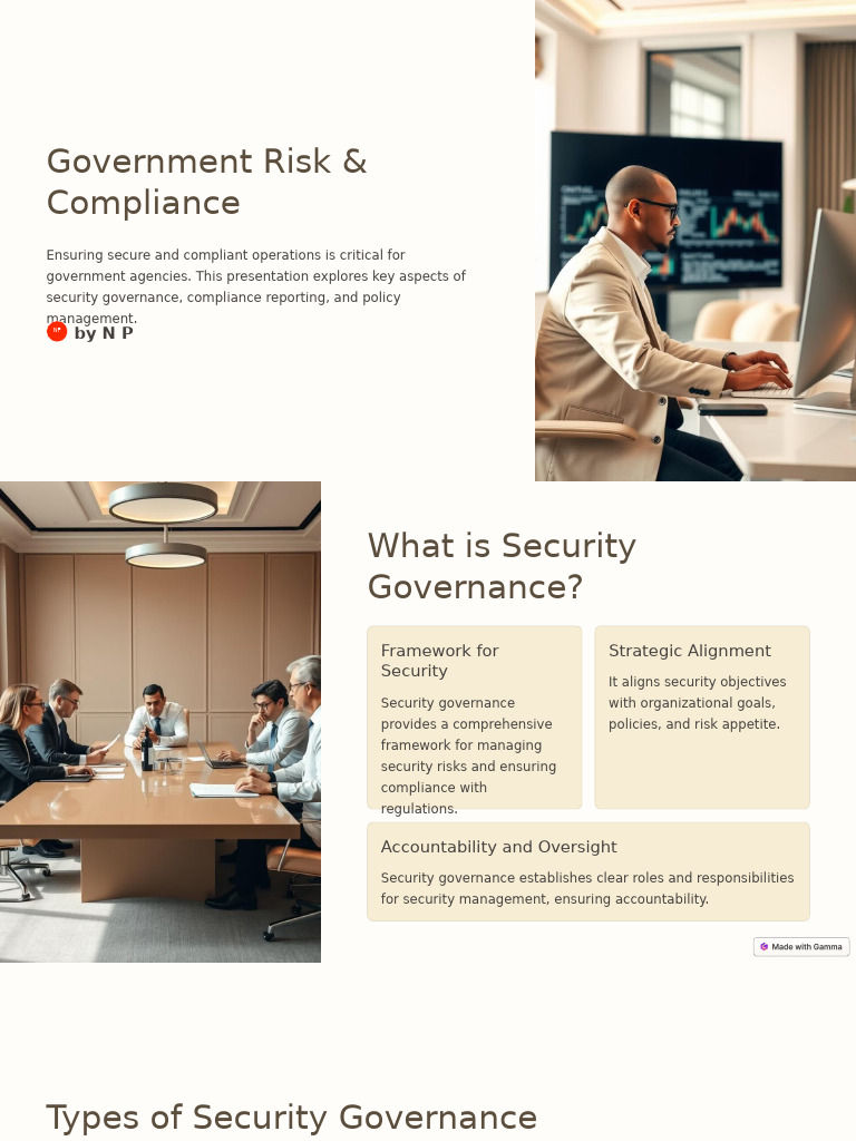 Government Security Governance Overview | PDF | Computer Security ...