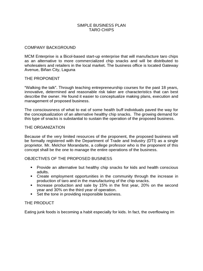 Fashion Business Plan Pdf In Nigeria