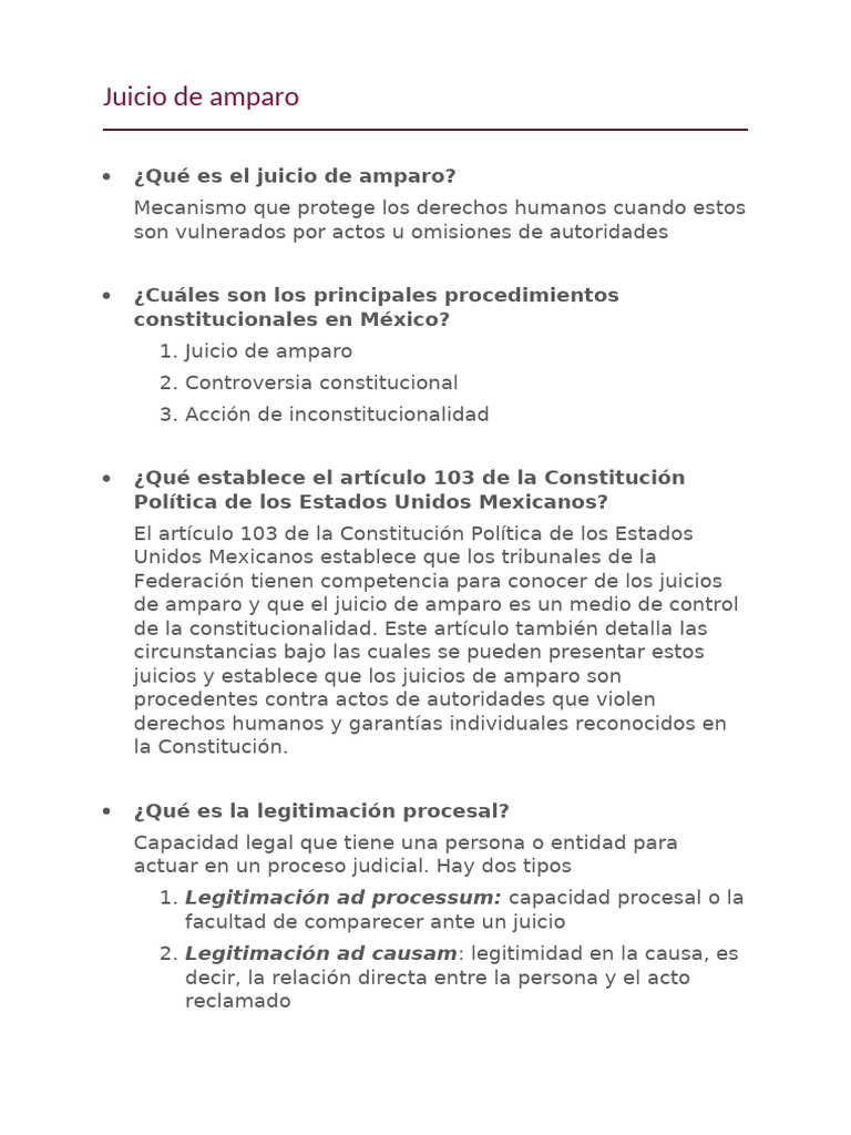 Juicio de Amparo Diego Castro | PDF | Justicia | Crimen y violencia