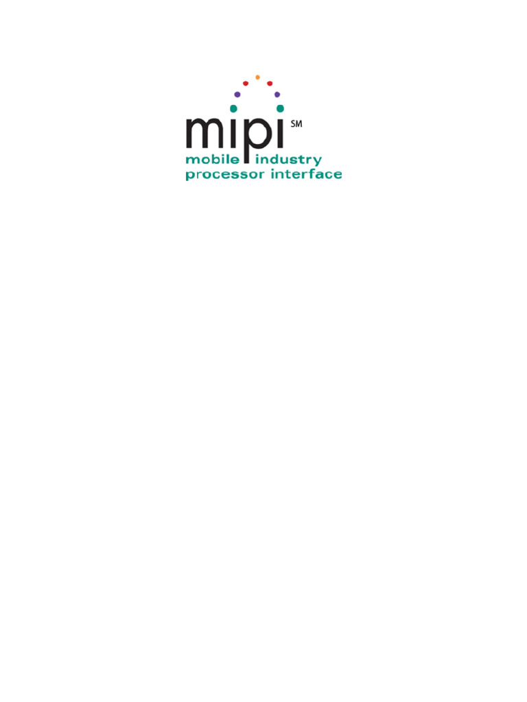 MIPI Alliance Specification For Device Descriptor Block (DDB) v0.82.01 ...