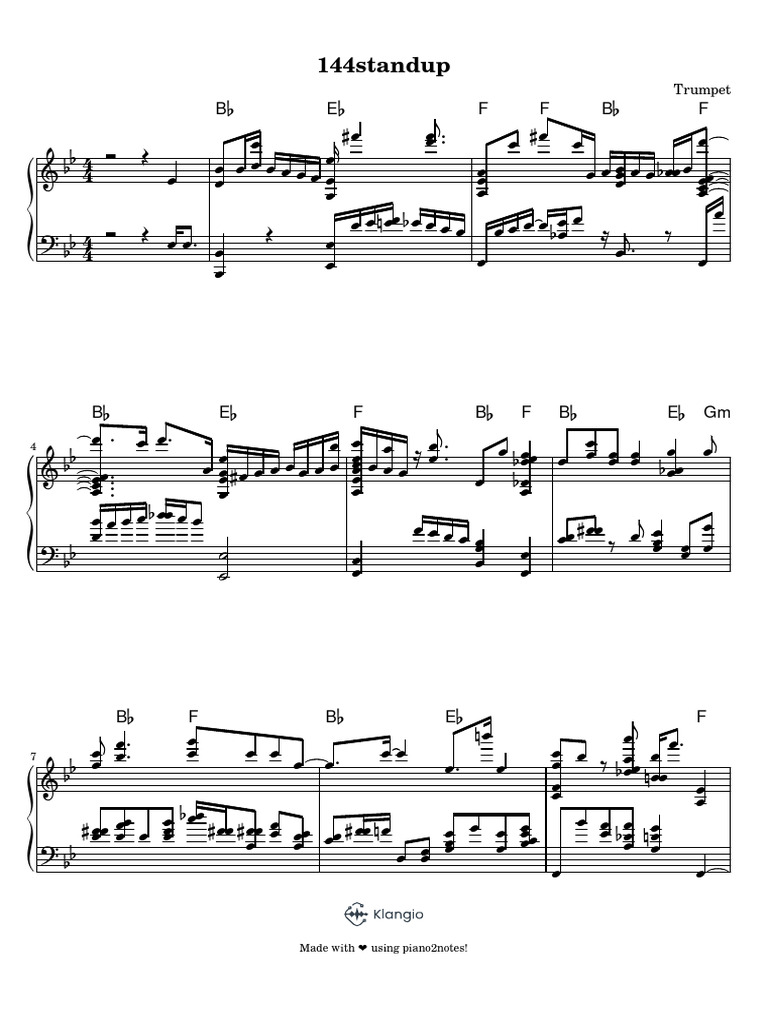 144 Stand Up Pdf