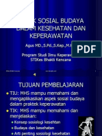 Aspek Sosial Budaya Dalam Kesehatan Dan Keperawatan