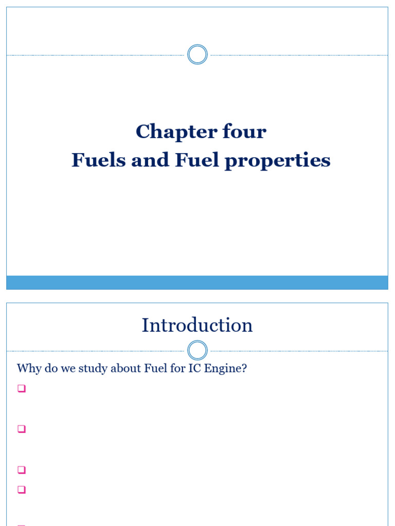 Fuel Properties for IC Engines Explained | PDF | Diesel Engine | Fuels
