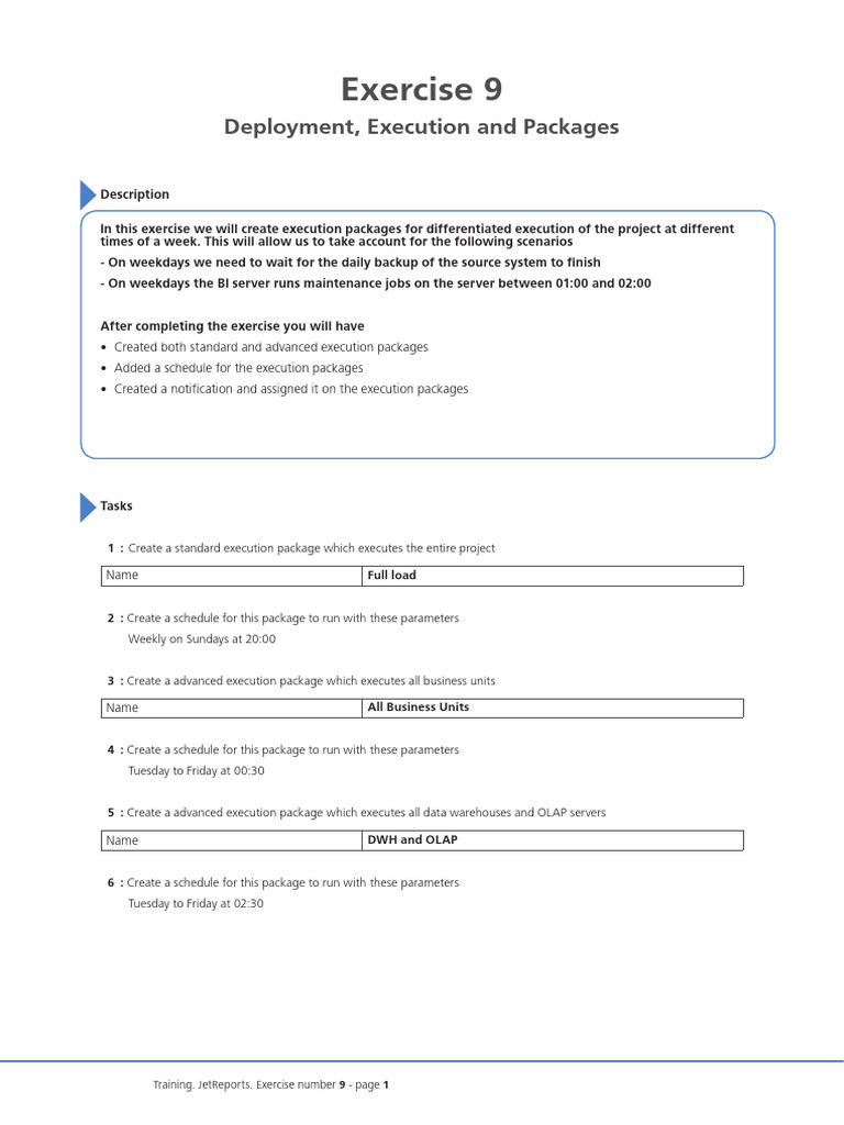 Exercise 09 JetReports | PDF