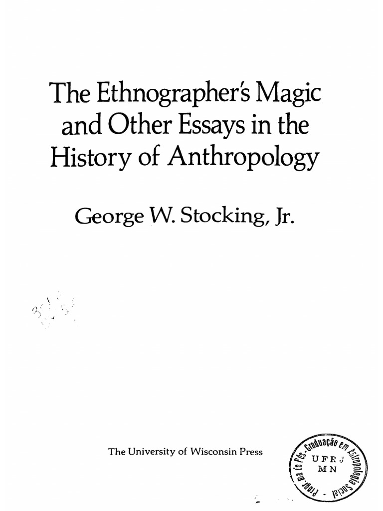 Stocking JR., George W. Paradigmatic Traditions in The History of ...