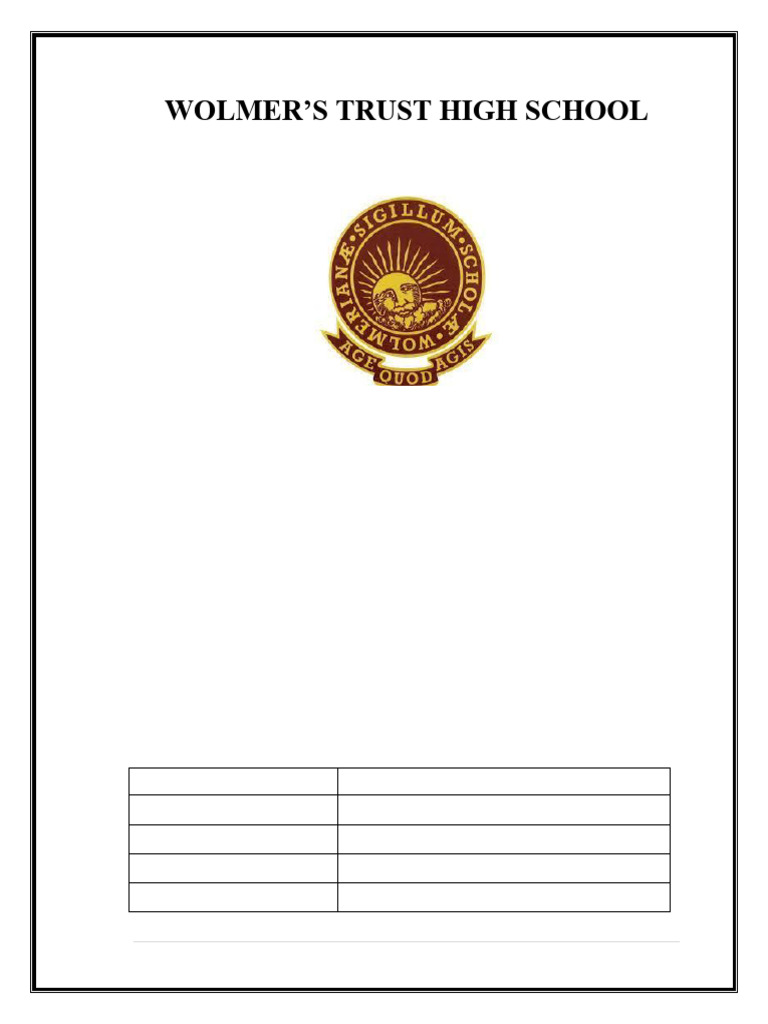 EDPM Portfolio for CXC CSEC Assessment | PDF
