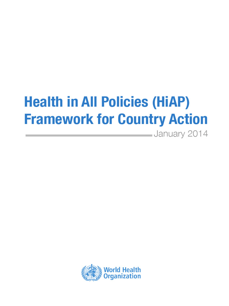 HPRHi APFramework | PDF | Policy | Sustainability
