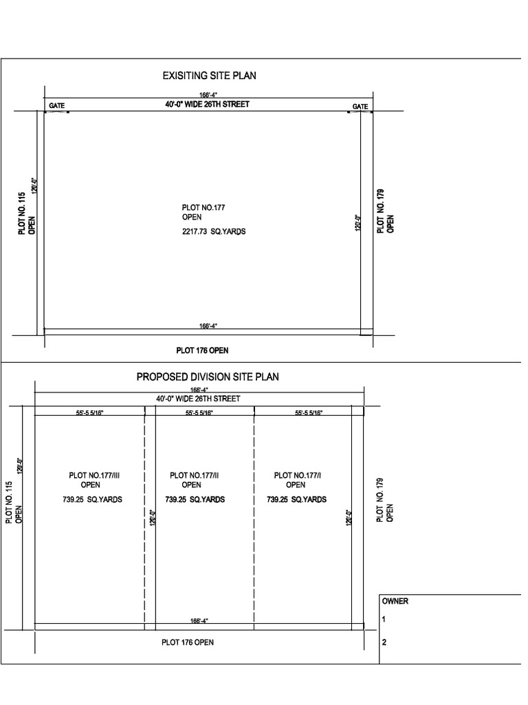 Amalgamation Plot - DWG 739.24 Yards Each | PDF