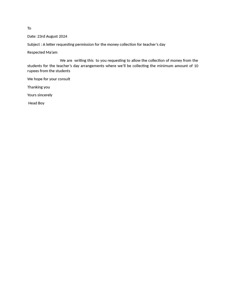 Collection Letter | PDF