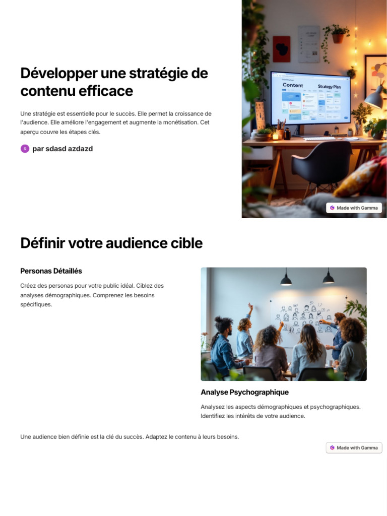 Stratégie de contenu efficace | PDF | Optimisation de moteur de ...