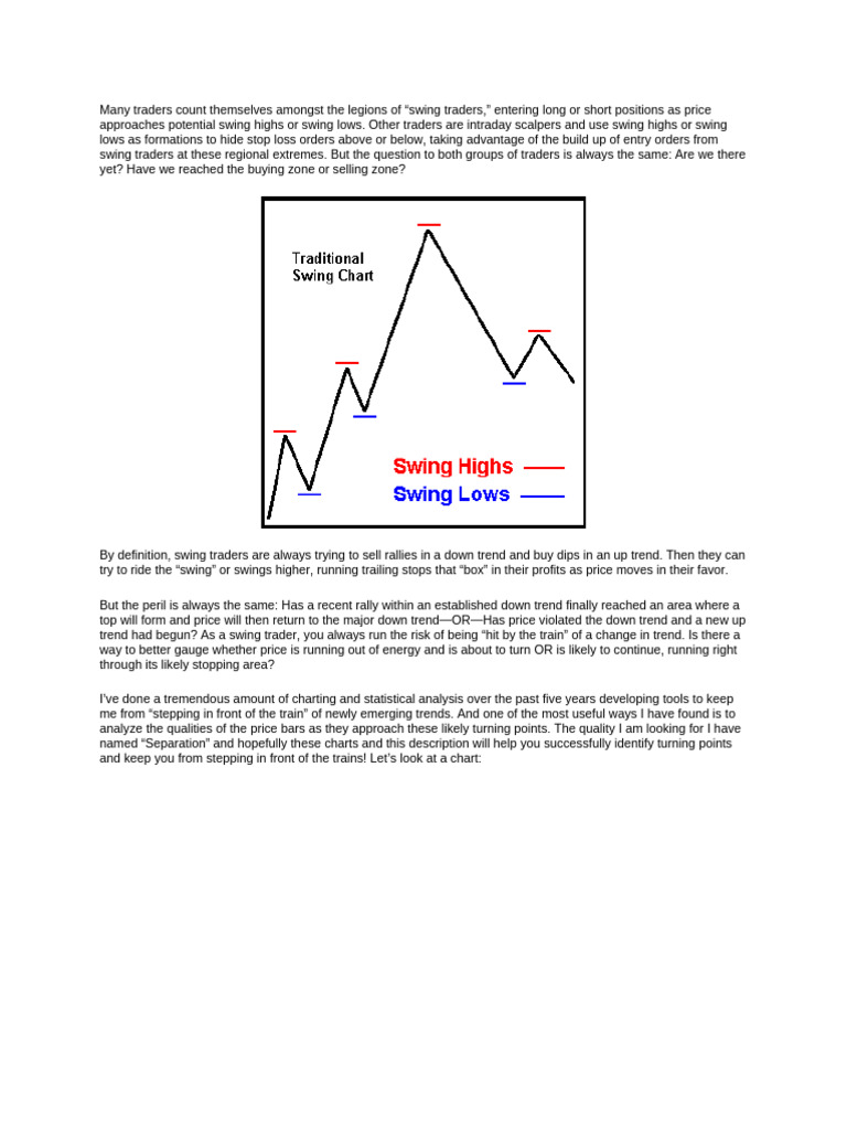 Swing Highs and Lows - Understanding The Pin Bar2 | PDF | Short ...