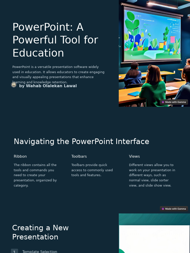 PowerPoint A Powerful Tool For Education | PDF | Graphics | Page Layout