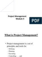Project Management Module II: Key Concepts and Tools