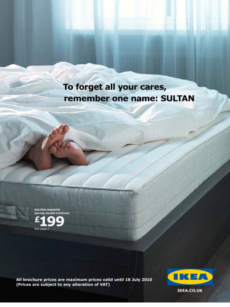 Ikea Pg Mattresses 2010 Great Britian English Mattress Business