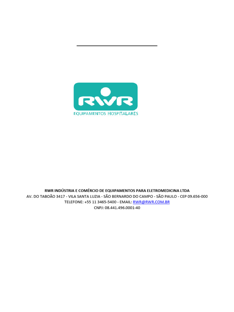 Manual do Posto de Consumo RWR | PDF | Óxido nitroso | Pressão