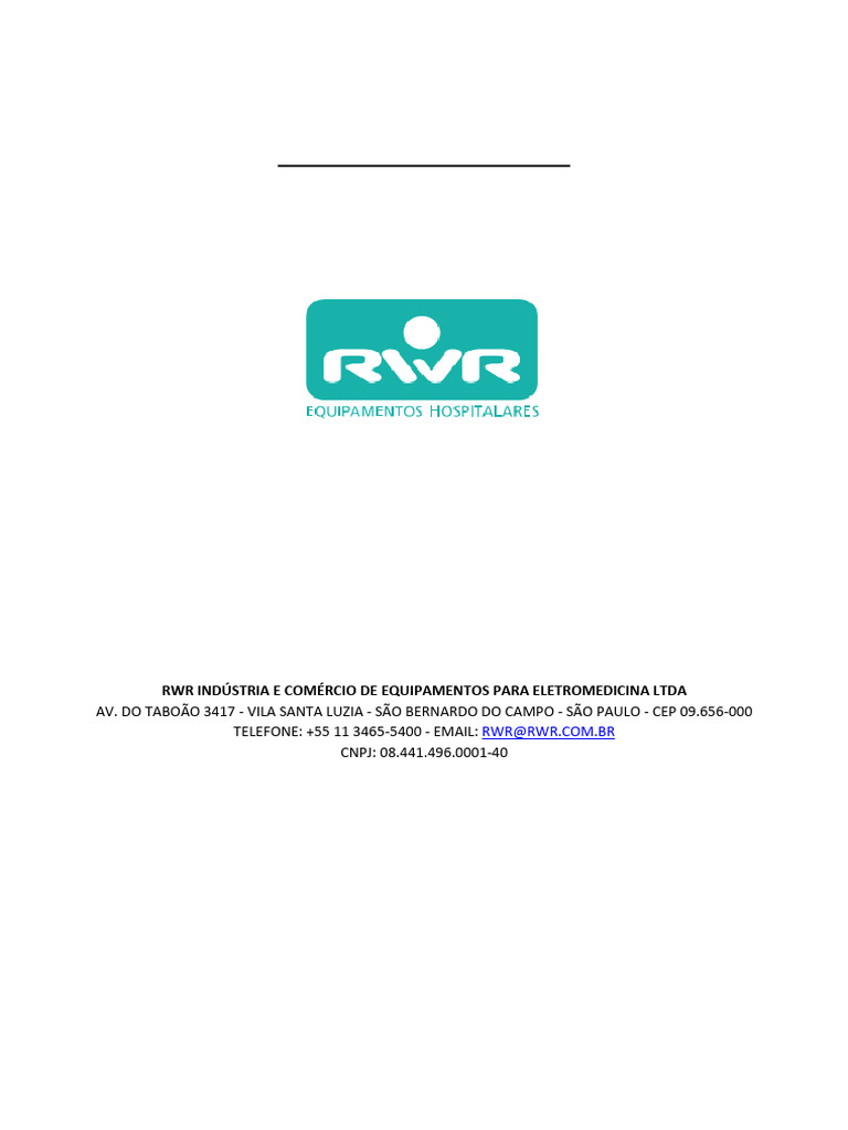 Manual Mini Central RWR: Instruções e Segurança | PDF | Óxido nitroso ...