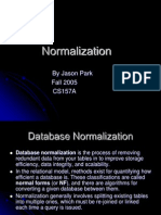 Jason Park Normalization