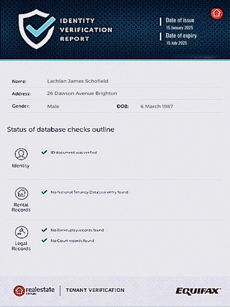 Identity_Verification_Report.15Jan2025 | PDF